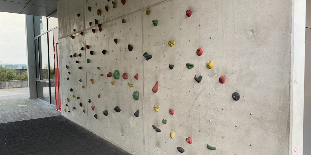 Neue Route an der Boulderwand